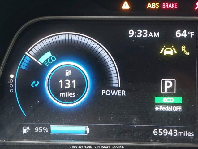 1N4AZ1CP2JC309919 Nissan LEAF SV