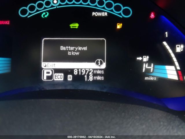 1N4AZ0CP2FC314135 Nissan LEAF SV