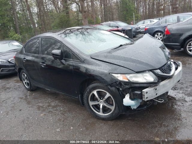 39176022 :رقم المزاد ، 19XFB2F71FE227332 vin ، 2015 Honda Civic Se مزاد بيع