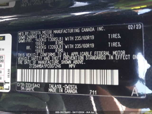 Lexus Rx 350 Premium 2023 2T2BAMBA1PC007246 Image 9