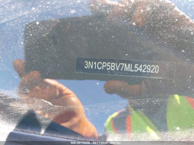 3N1CP5BV7ML542920 Nissan Kicks S Xtronic Cvt