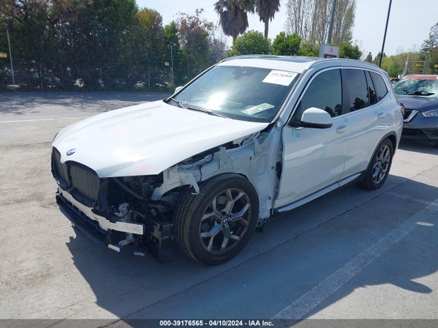 BMW X3 Xdrive30i 2022 5UX53DP04N9M34322 Image 2
