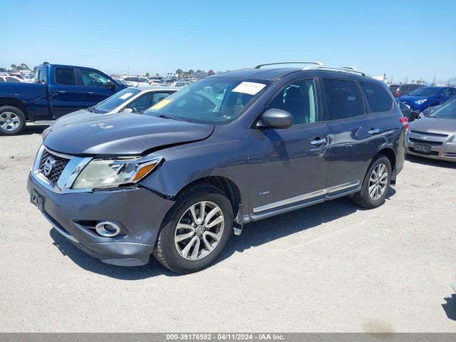 Nissan Pathfinder Hybrid Sl 2014 5N1CR2MN2EC661146 Image 2