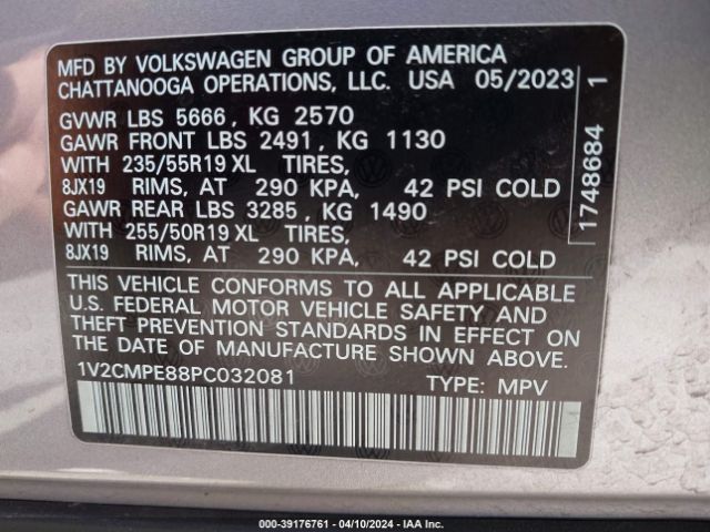 1V2CMPE88PC032081 Volkswagen ID.4 PRO