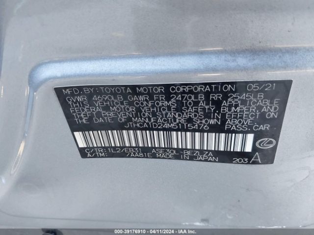 JTHCA1D24M5115476 Lexus IS 300