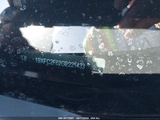 Honda Civic Lx 2016 19XFC2F62GE221433 Image 9