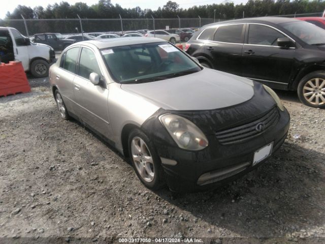 Auction sale of the 2003 Infiniti G35 Leather, vin: JNKCV51E93M329328, lot number: 39177050