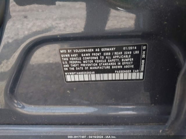 WVWBP7AN6EE526246 Volkswagen Cc 2.0t Sport