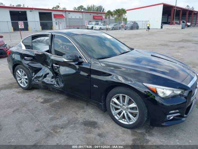 Auction sale of the 2016 Infiniti Q50 3.0t Premium, vin: JN1EV7AP5GM304670, lot number: 39177826