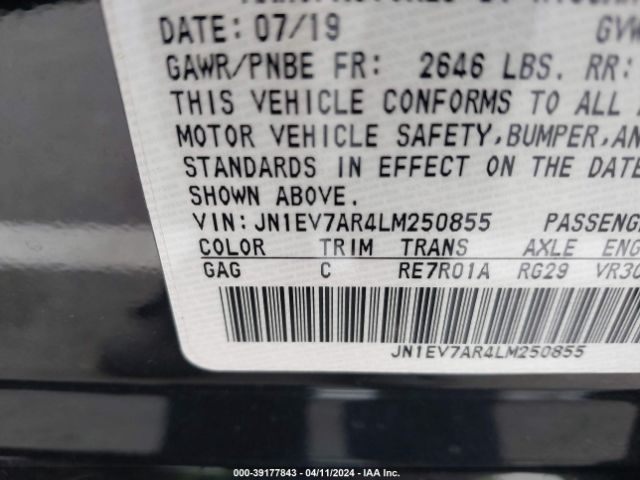 JN1EV7AR4LM250855 Infiniti Q50 Luxe Awd