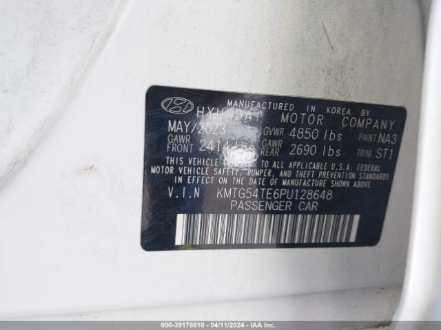 KMTG54TE6PU128648 Genesis G70 3.3t Rwd