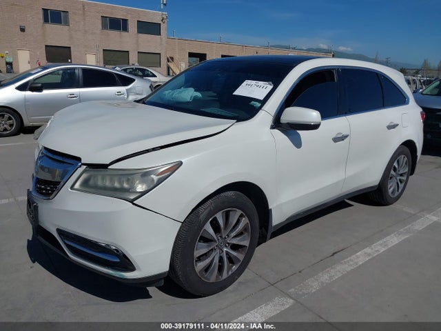 Acura Mdx Technology Package 2014 5FRYD3H4XEB009294 Image 2