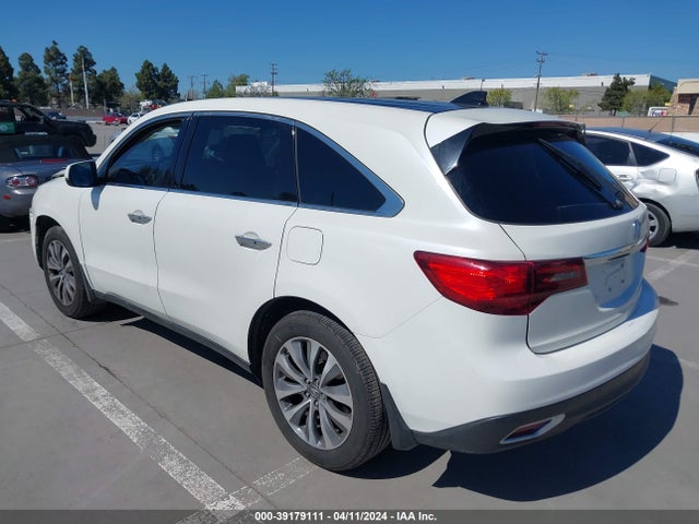 Acura Mdx Technology Package 2014 5FRYD3H4XEB009294 Image 3