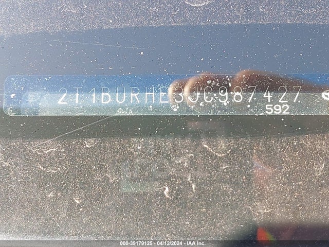 Toyota COROLLA SE 2018 2T1BURHE3JC987427 Image 9