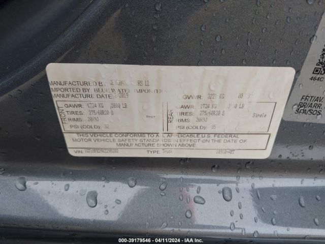 1GTU9FED9KZ295202 GMC Sierra 1500 Denali