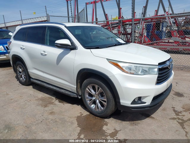 Toyota Highlander Xle V6 2015 5TDKKRFH2FS058444 главное изображение