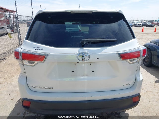 Toyota Highlander Xle V6 2015 5TDKKRFH2FS058444 Image 16