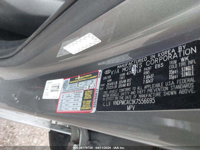 KIA Sportage Lx 2019 KNDPMCAC1K7556695 Image 9