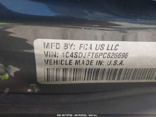1C4SDJFT6PC626696 Dodge Durango Pursuit Awd