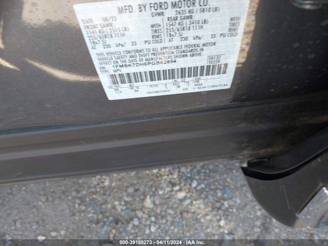 Ford EXPLORER XLT 2023 1FMSK7DH6PGB62854 Image 9