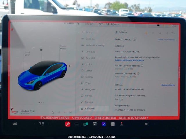 Tesla Model 3 Rear-wheel Drive 2023 5YJ3E1EA1PF642728 Image 19