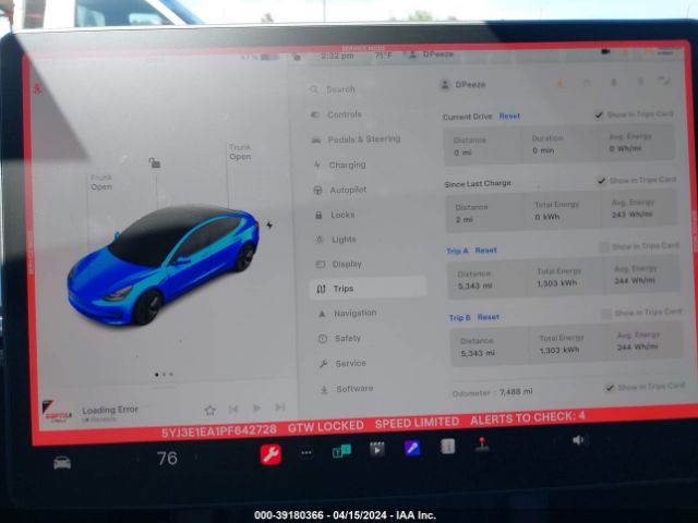 2023 TESLA MODEL 3 5YJ3E1EA1PF642728 Photo 6