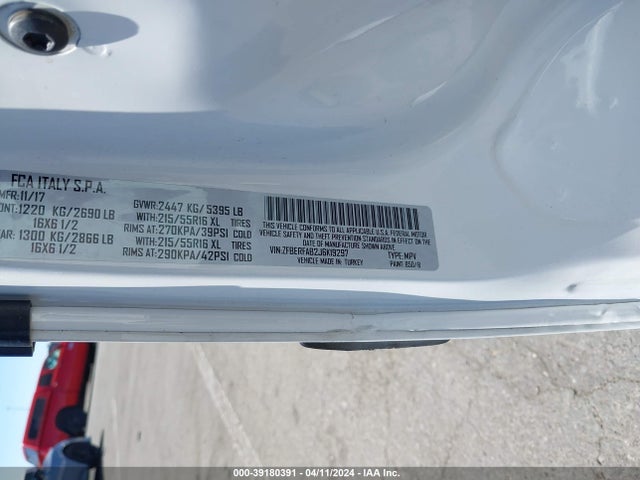 RAM Promaster City Tradesman 2018 ZFBERFAB2J6K19297 Image 9