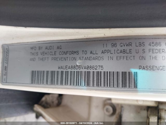 1997 AUDI A4 WAUEA88D6VA086275 Photo 8