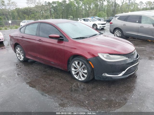 Auction sale of the 2015 Chrysler 200 S, vin: 1C3CCCBB5FN714761, lot number: 39181163