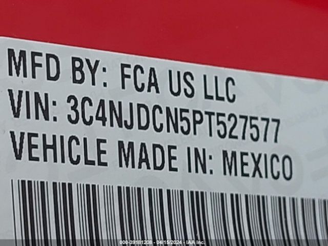 3C4NJDCN5PT527577 Jeep Compass (red) Edition 4x4