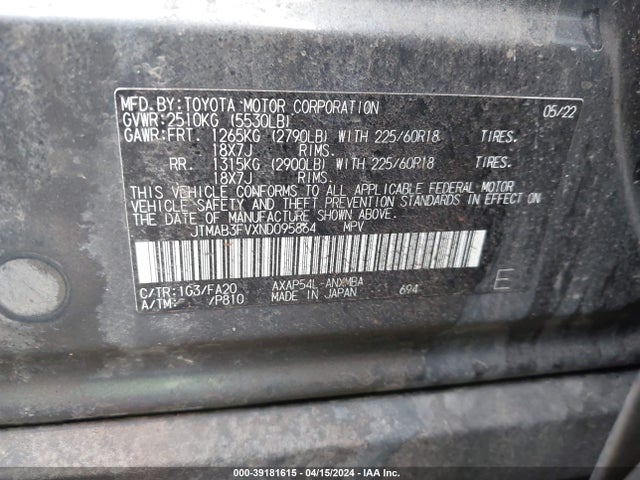 Toyota Rav4 Prime Se 2022 JTMAB3FVXND095864 Image 9