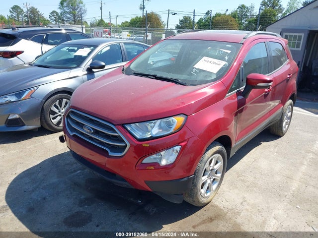 MAJ6S3GL9LC341234 Ford Ecosport Se