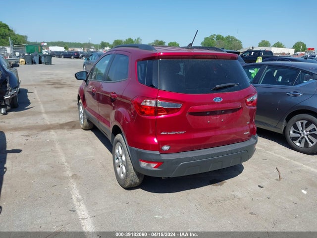 MAJ6S3GL9LC341234 Ford Ecosport Se