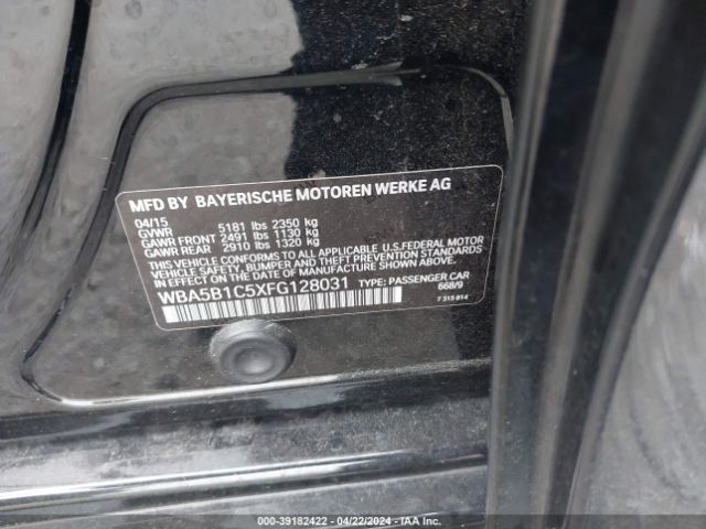 WBA5B1C5XFG128031 BMW 535i