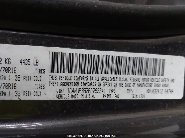 Jeep Patriot Sport 2014 1C4NJPBB7ED793341 Image 9