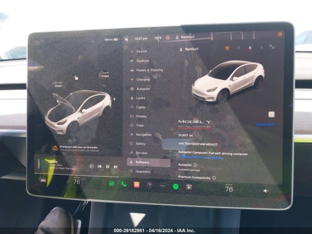 7SAYGDEF4NF460437 Tesla Model Y Performance Dual Motor All-wheel Drive