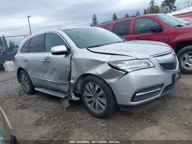 5FRYD4H60EB012809 Acura Mdx Technology Pkg W/entertainment Pkg