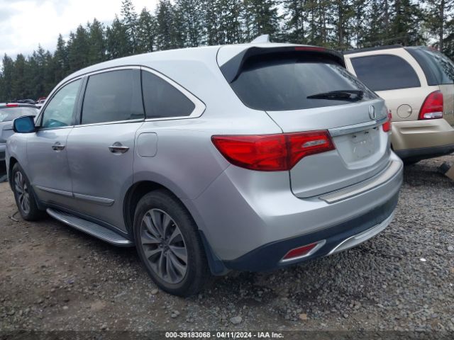 5FRYD4H60EB012809 Acura Mdx Technology Pkg W/entertainment Pkg