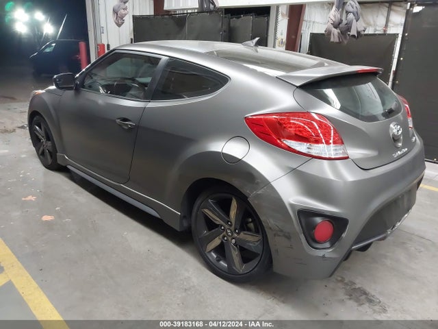 Hyundai Veloster Turbo W/black 2014 KMHTC6AE1EU190744 Image 3