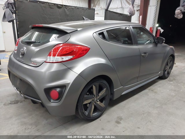 Hyundai Veloster Turbo W/black 2014 KMHTC6AE1EU190744 Image 4