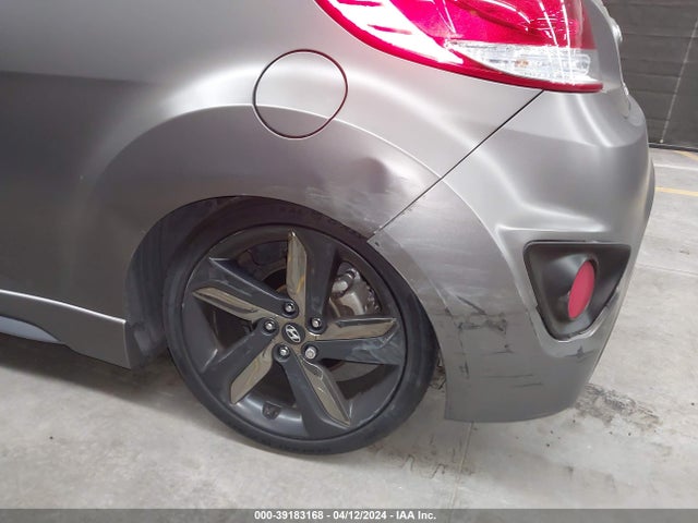 Hyundai Veloster Turbo W/black 2014 KMHTC6AE1EU190744 Image 6