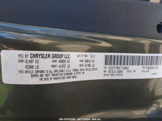 2012 FIAT 500C 3C3CFFDR5CT120542 Photo 8