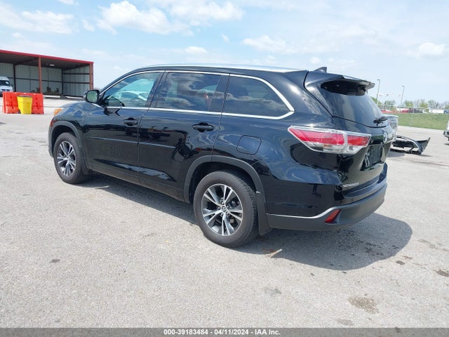 Toyota Highlander Xle V6 2016 5TDJKRFH9GS272022 Image 3