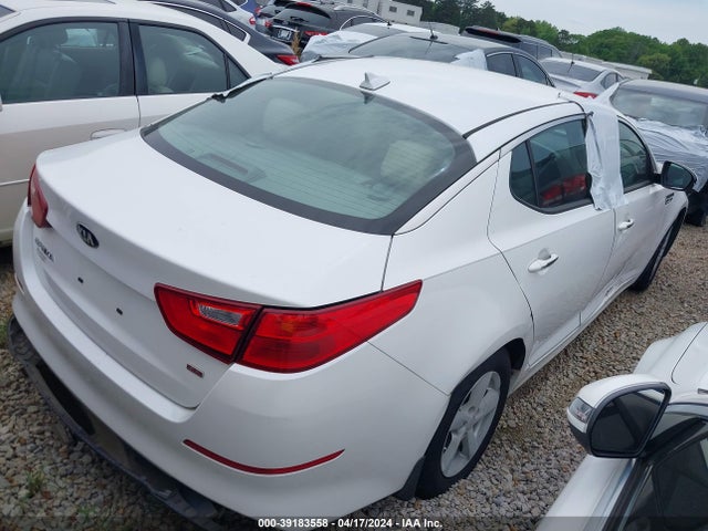 KIA Optima Lx 2014 KNAGM4A74E5522613 Image 4