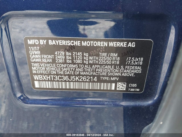 BMW X1 Xdrive28i 2018 WBXHT3C36J5K26214 Image 9