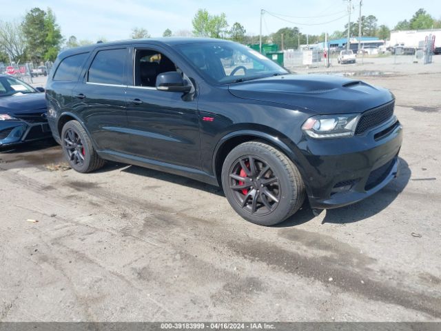 2018 Dodge Durango Srt Awd მანქანა იყიდება აუქციონზე, vin: 1C4SDJGJ5JC213785, აუქციონის ნომერი: 39183999