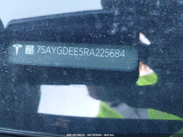 7SAYGDEE5RA225684 Tesla Model Y Long Range Dual Motor All-wheel Drive