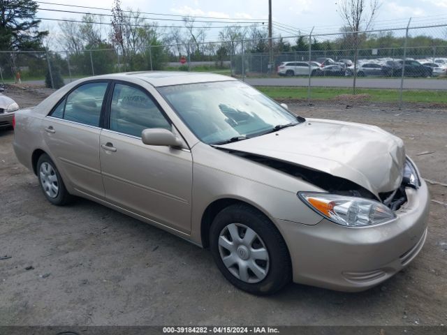 Auction sale of the 2002 Toyota Camry Le, vin: 4T1BE32KX2U563624, lot number: 39184282