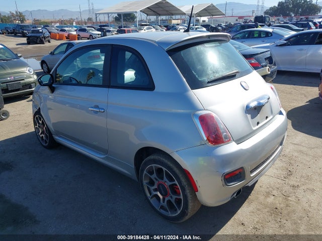 2012 FIAT 500 3C3CFFBR6CT381309 Photo 2