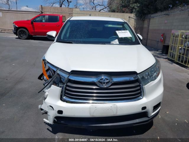 5TDZKRFH2GS163730 Toyota Highlander Le V6